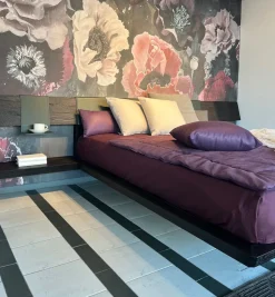 Letto matrimoniale design Biplano Fimar a prezzo scontato