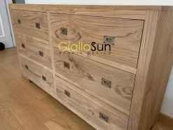 Letto matrimoniale design Letto etnico teak Outlet etnico a prezzo scontato