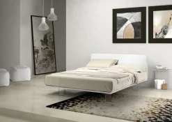 Letto matrimoniale imbottito brillante, autoportante di Samoa Bside. Sconto!