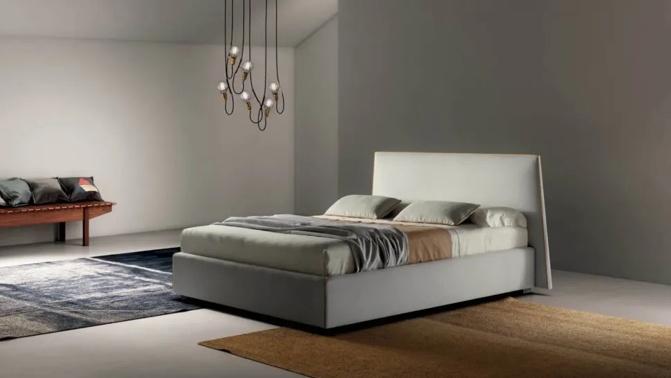 Letto matrimoniale JL Samoa Bside imbottito. Prezzo scontato!