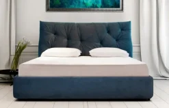 Letto matrimoniale Letto maxi velluto pronta consegna Md work con uno sconto IMPERDIBILE