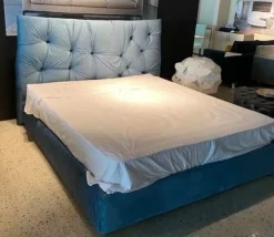 Letto matrimoniale Letto maxi velluto pronta consegna Md work con uno sconto IMPERDIBILE