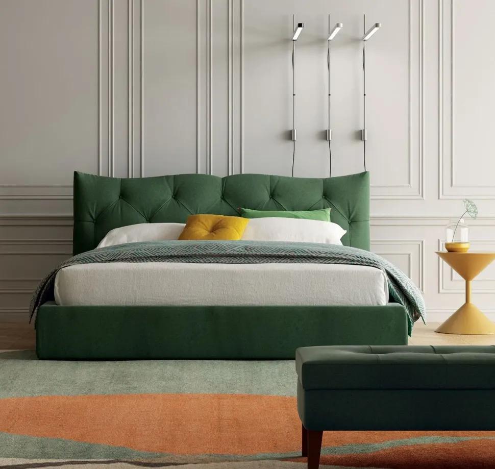 Letto matrimoniale Meneo * Biba salotti con uno sconto IMPERDIBILE