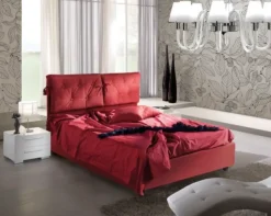 Letto matrimoniale moderno Fiocco Collezione esclusiva a prezzo ribassato