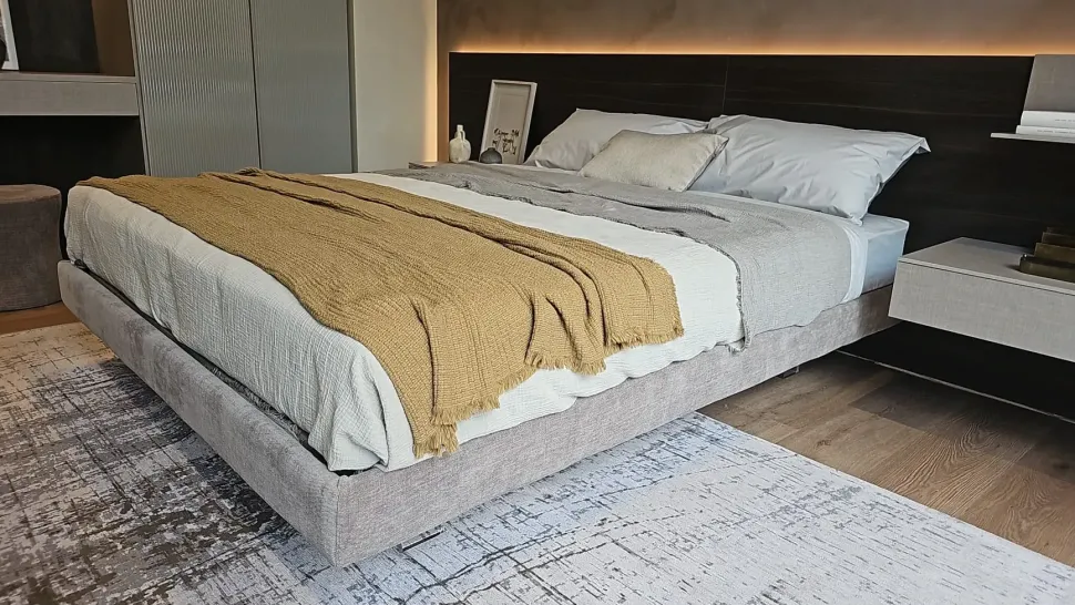 Letto matrimoniale moderno Side Adok a prezzo scontato