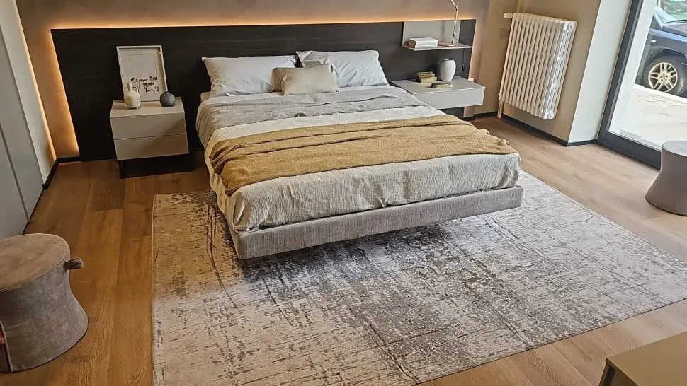 Letto matrimoniale moderno Side Adok a prezzo scontato