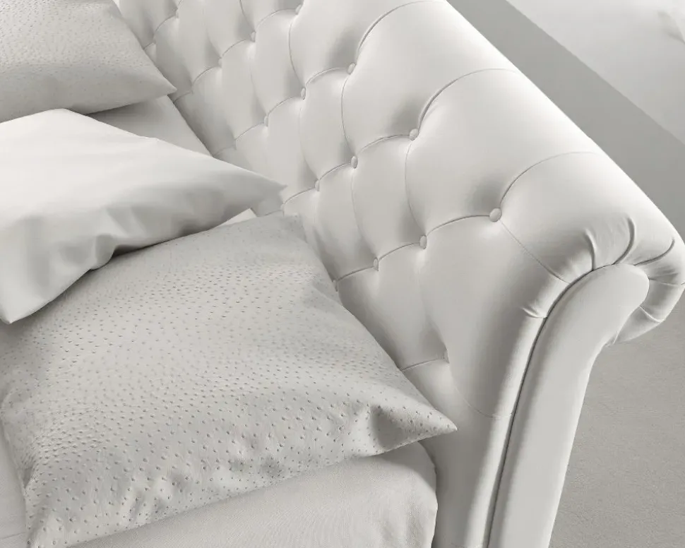 Letto matrimoniale moderno Quarzo Nefi a prezzo scontato