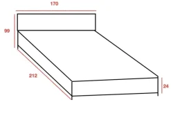 Letto matrimoniale moderno Polidoro Artigianale a prezzo scontato