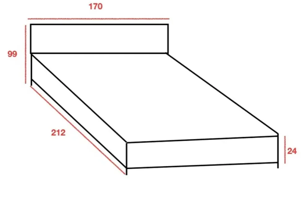 Letto matrimoniale moderno Polidoro Artigianale a prezzo scontato