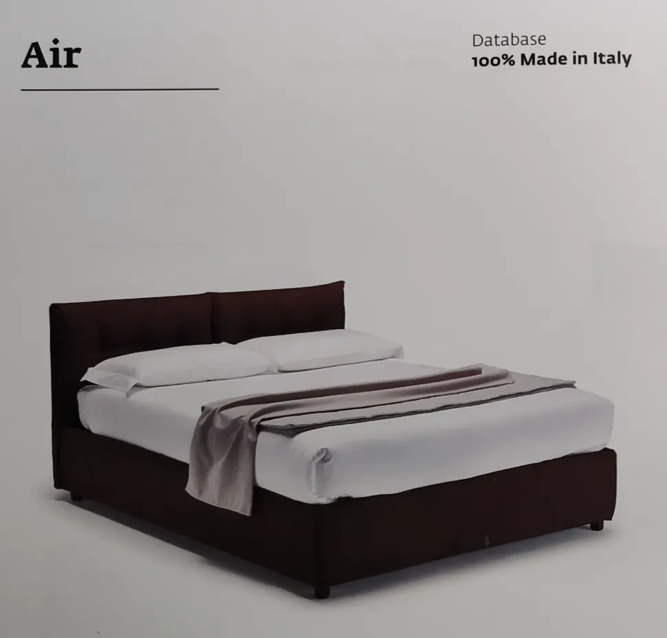 Letto matrimoniale moderno Gin air emily tango Collezione esclusiva a prezzo ribassato