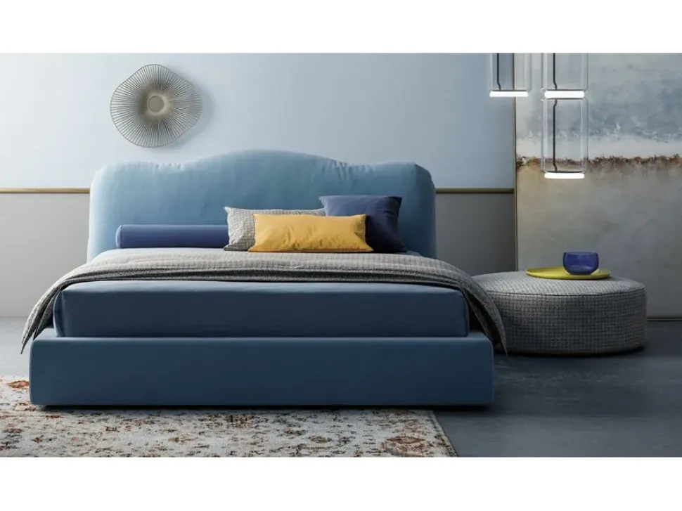 Letto matrimoniale moderno Hollis * Biba salotti a prezzo scontato