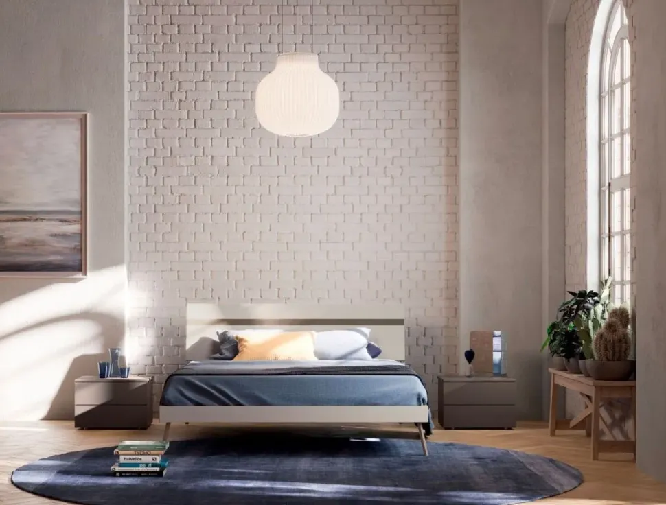 Letto matrimoniale moderno Elga * Orme a prezzo ribassato