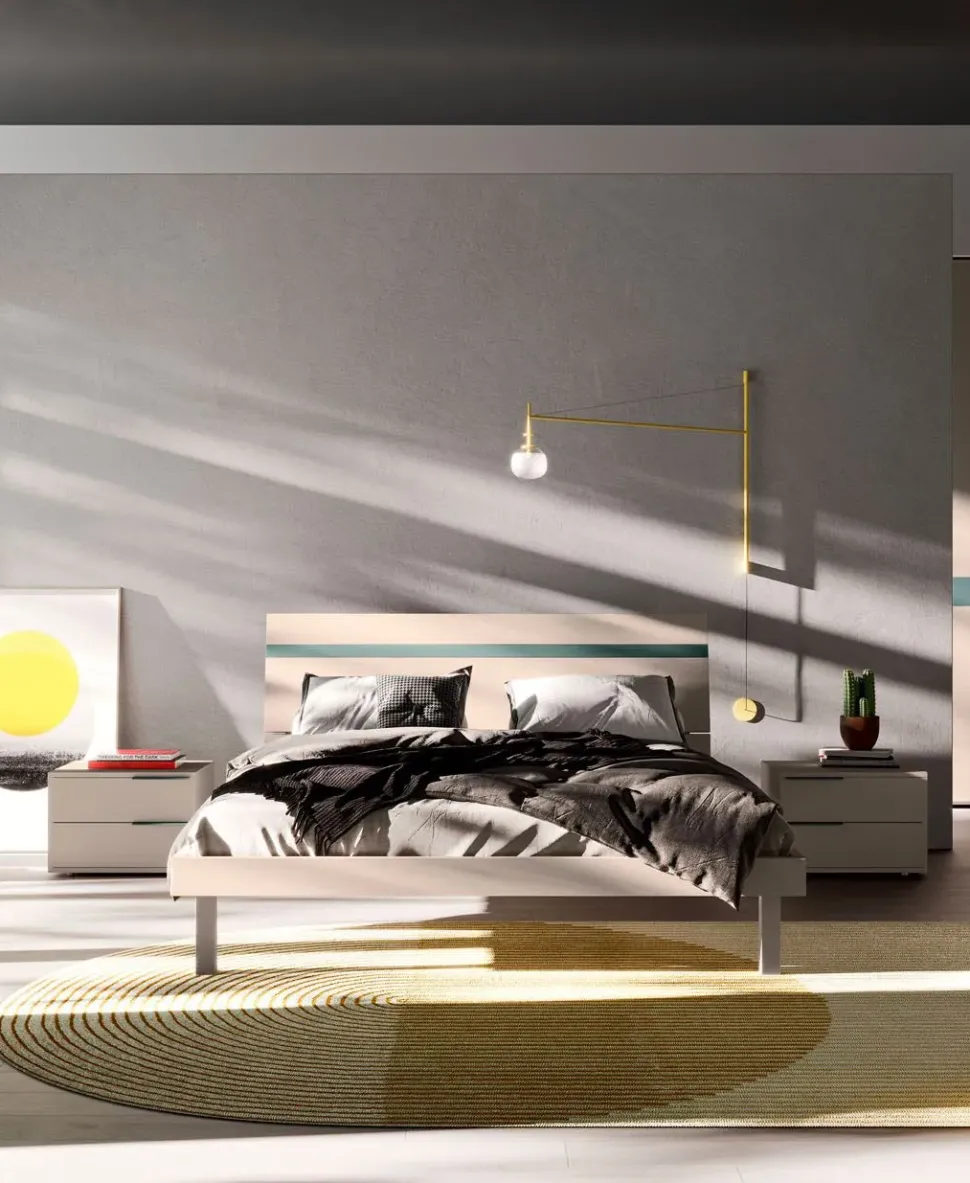 Letto matrimoniale moderno Elga * Orme a prezzo ribassato