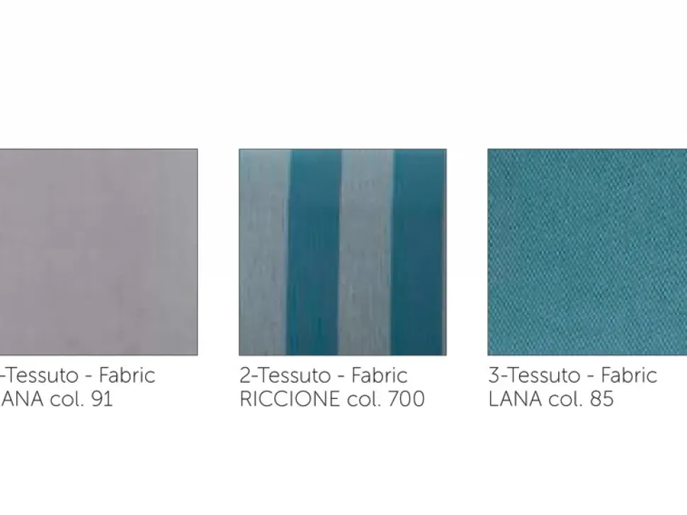 Letto matrimoniale moderno Carolina 3 tessuti Stilfar a prezzo scontato