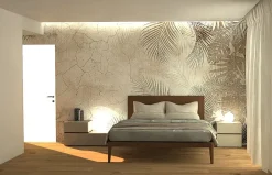 Letto matrimoniale moderno Spillo con materasso dorelan nube Pianca a prezzo ribassato