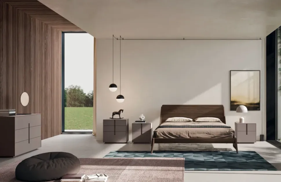 Letto matrimoniale moderno Letto matrimoniale miranda Mottes selection a prezzo scontato