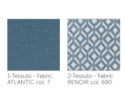 Letto matrimoniale moderno Flavia tessuto Stilfar a prezzo scontato