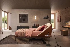 Letto matrimoniale moderno Domenica Pianca a prezzo scontato