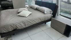 Letto matrimoniale moderno Roxy Tomasella a prezzo ribassato