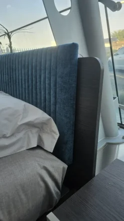 Letto matrimoniale moderno Roxy Tomasella a prezzo ribassato