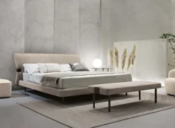 Letto matrimoniale moderno Nel bed Max divani a prezzo ribassato