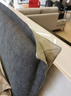 Letto matrimoniale moderno Aladino Pianca a prezzo scontato