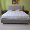 Letto matrimoniale moderno Adamas Nefi a prezzo ribassato
