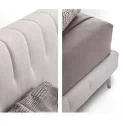 Letto matrimoniale moderno Ecru' Md work a prezzo scontato