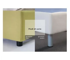 Letto matrimoniale moderno Cupido Salvetti a prezzo ribassato