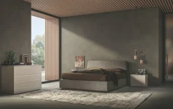 Letto matrimoniale moderno Easy Zg mobili a prezzo scontato