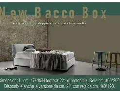 Letto matrimoniale New bacco Excò con un ribasso IMPERDIBILE