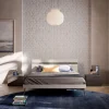 Letto matrimoniale Orme Light Night con gambe Elga a prezzo scontato.