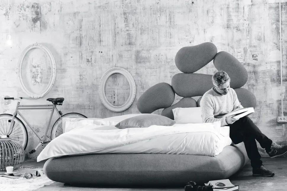 Letto matrimoniale Stones Noctis con un ribasso IMPERDIBILE