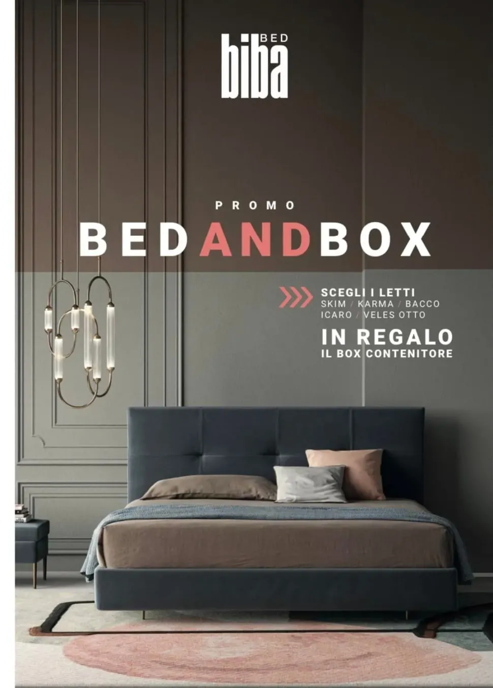 Letto matrimoniale Veles Biba salotti con un ribasso IMPERDIBILE