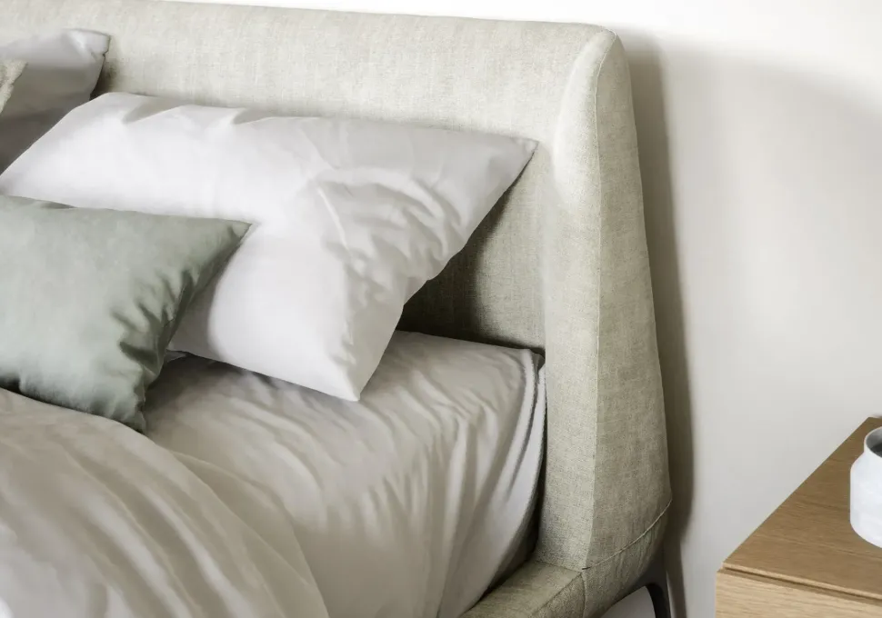 Letto matrimoniale Velvet Novamobili con un ribasso IMPERDIBILE