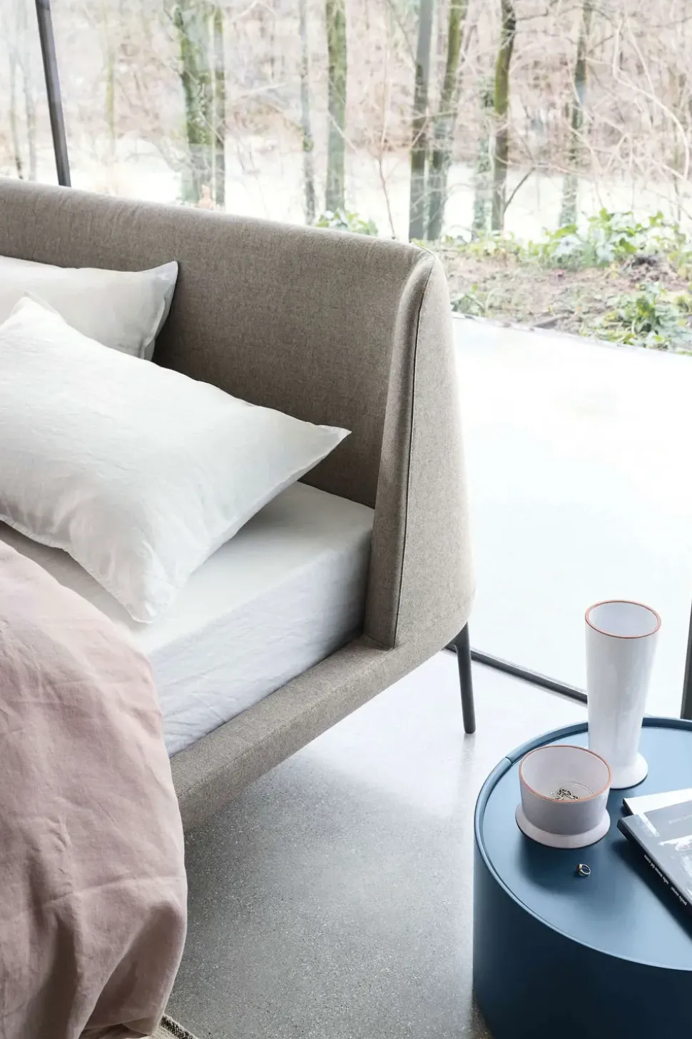 Letto matrimoniale Velvet Novamobili con un ribasso IMPERDIBILE