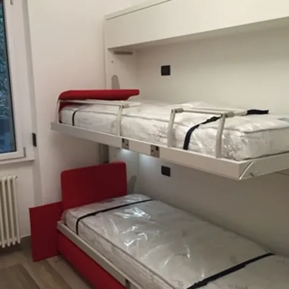 Letto moderno a scomparsa Kali duo sofa' 2200 Collezione esclusiva a prezzo ribassato