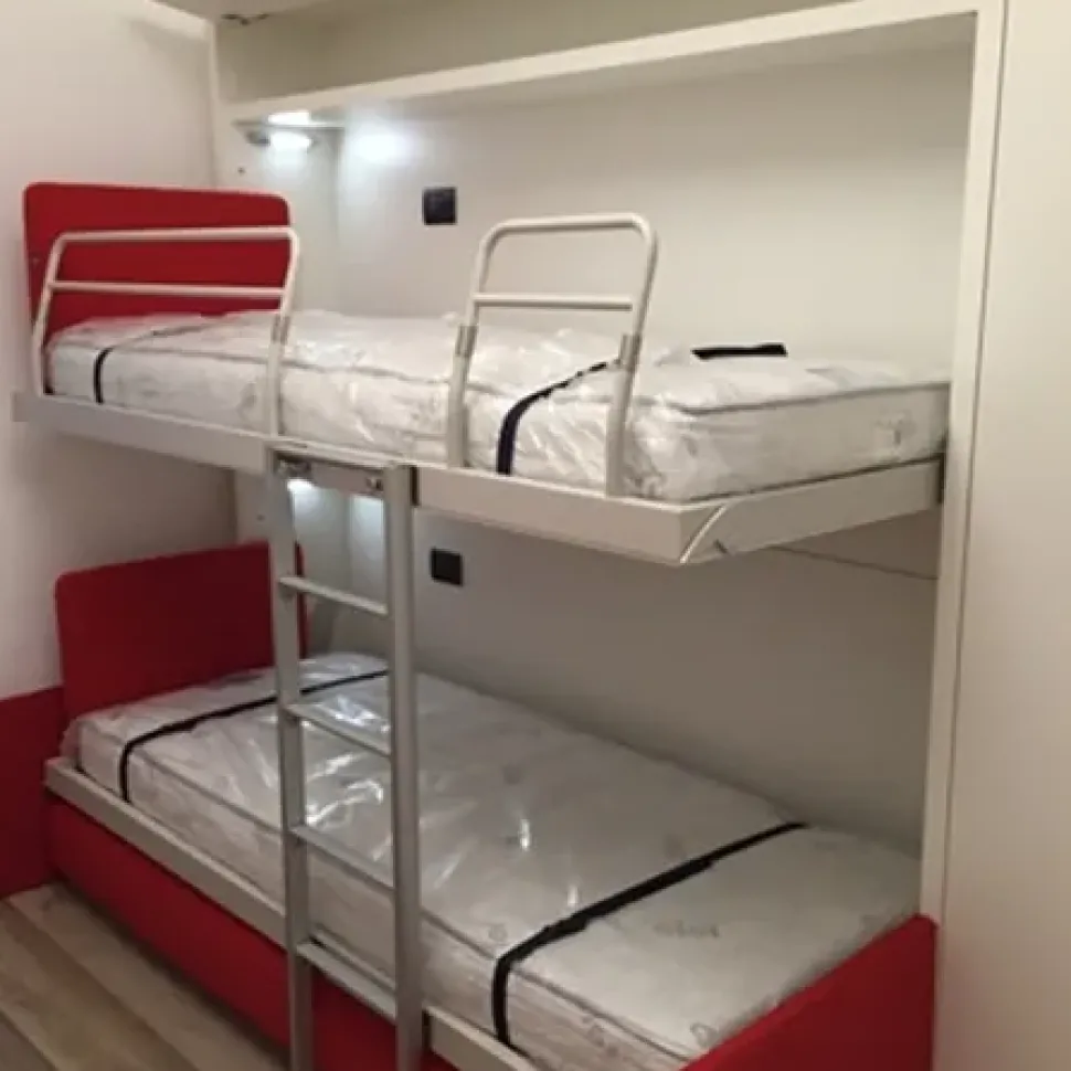 Letto moderno a scomparsa Kali duo sofa' 2200 Collezione esclusiva a prezzo ribassato