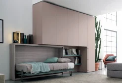 Letto moderno a scomparsa Nikai Clever a prezzo ribassato