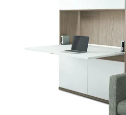 Letto moderno a scomparsa Composizione letto/divano/scrivania Artigianale a prezzo ribassato