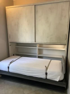 Letto moderno a scomparsa Hiro armadio Clever a prezzo scontato