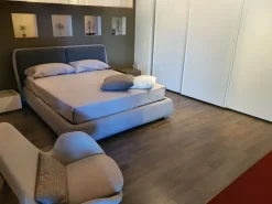 Letto moderno Bend grigio Ditre italia con un ribasso esclusivo