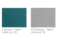 Letto moderno Brenda tessuto Stilfar con un ribasso esclusivo