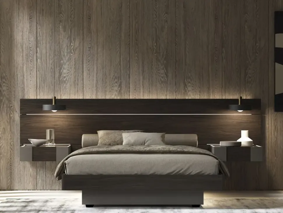 Letto moderno Cartesio Favero con uno sconto esclusivo