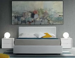 Letto moderno con contenitore Trendy Artigianale a prezzo ribassato