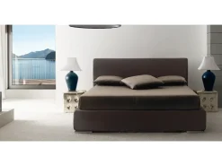 Letto moderno con contenitore Avorio Youdecor a prezzo ribassato