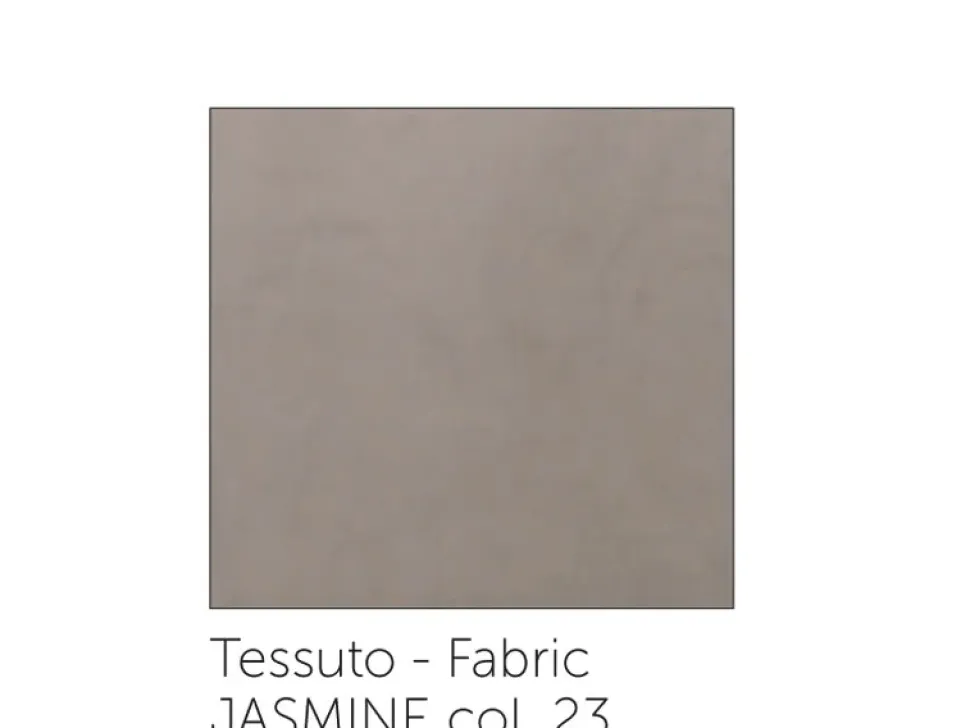 Letto moderno con contenitore Beatrice tessuto Stilfar a prezzo ribassato