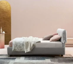 Letto moderno con contenitore Giselle Twils a prezzo ribassato