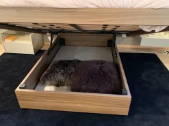 Letto moderno con contenitore Miri Tagliabue mobili a prezzo scontato