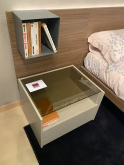 Letto moderno con contenitore Miri Tagliabue mobili a prezzo scontato